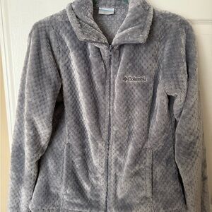 Columbia Women's Soft Gray Teddy Jacket